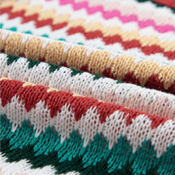 Eliana- Fiery Ruffle Sleeve Sweater Top - Picture 6 of 6